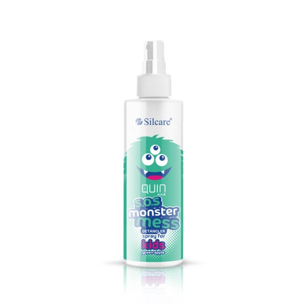 36524061645017012 Quin Hair S.O.S. Monster Mess Detangler spray ułatwiający rozczesywanie włosów dla dzieci 200ml - obrazek 1