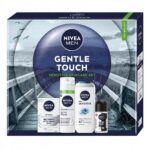 Men Gentle Touch zestaw pianka do golenia 200ml + balsam po goleniu 100ml + żel pod prysznic 3w1 250ml + antyperspirant roll-on 50ml