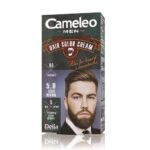 Men Hair Color Cream farba do włosów brody i wąsów 5.0 Light Brown 30ml