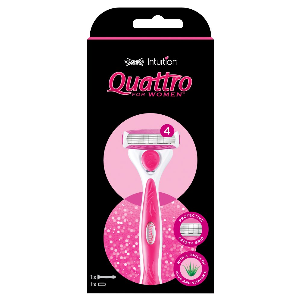 36656781774350108 Intuition Quattro For Women maszynka do golenia z 4 ostrzami dla kobiet - obrazek 1