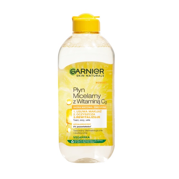 36876831648442332 Skin Naturals płyn micelarny z witaminą Cg 400ml - obrazek 1
