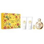 Eros Pour Femme zestaw woda perfumowana spray 100ml + woda perfumowana 5ml + żel pod prysznic 100ml + balsam do ciała 100ml