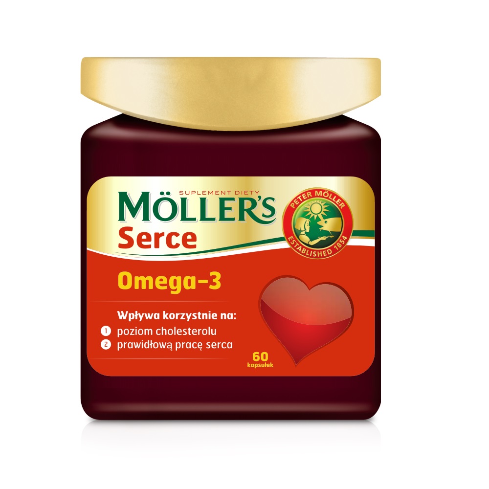 37051081601040954 Serce Omega-3 suplement diety 60 kapsułek - obrazek 1