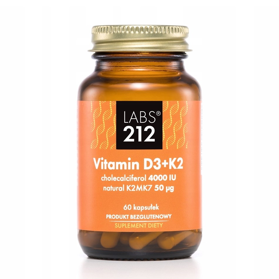 37075321744969116 Vitamin D3+K2 suplement diety 60 kapsułek - obrazek 1