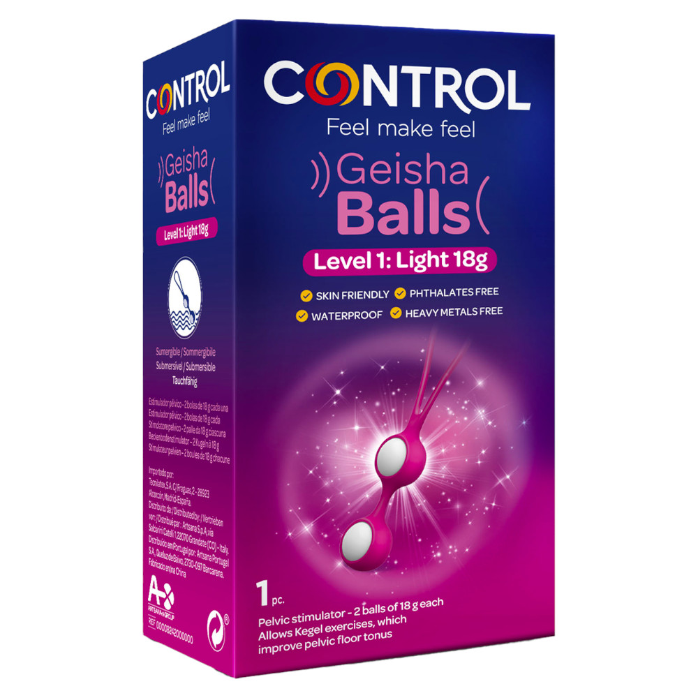 37098961691765987 Geisha Balls Level 1 kulki dopochwowe do tonizowania dna miednicy Light 18g - obrazek 1