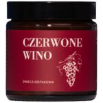 Świeca rzepakowa Czerwone Wino 120ml