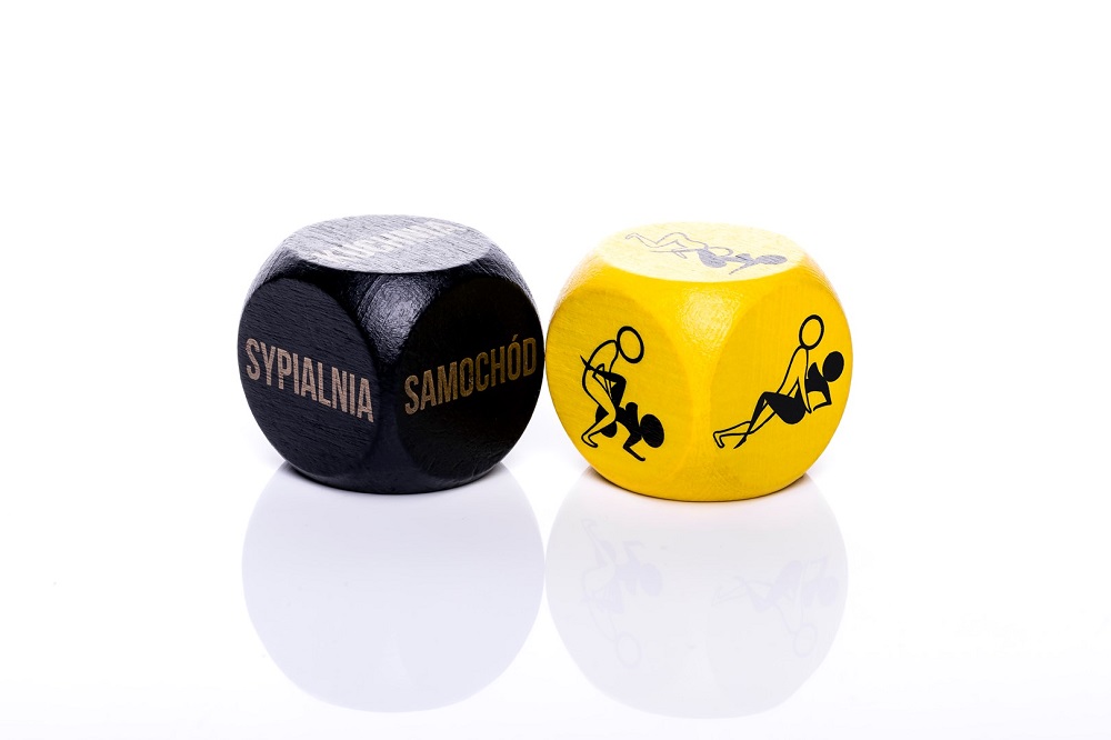 37172641626871244 Druga Baza kostki do gry erotycznej Yellow 2szt. - obrazek 1