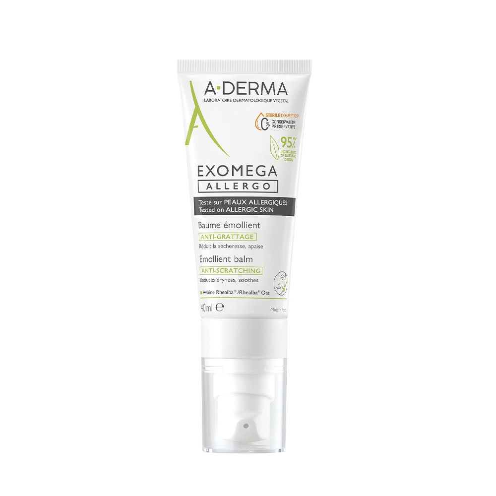 37181141677681033 Exomega Control Allergo Emollient Anti-Itching Balm zmiękczający balsam przeciw swędzeniu 40ml - obrazek 1