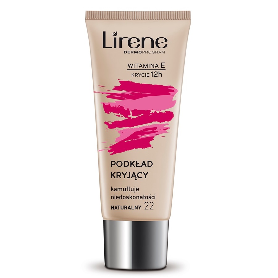 37200211650618858 Podkład kryjący kamuflujący niedoskonałości z witaminą E 22 Naturalny 30ml - obrazek 1