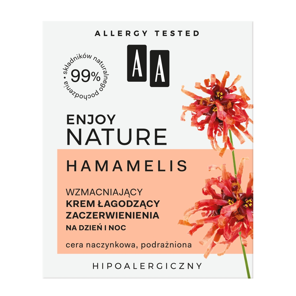 37274001617017131 Enjoy Nature wzmacniający krem łagodzący zaczerwienienia na dzień/noc 50ml - obrazek 1