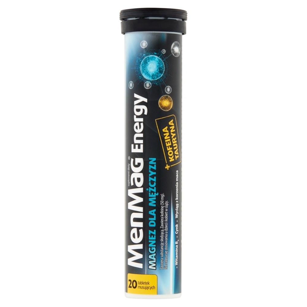 3735801678112384 Energy magnez dla mężczyzn suplement diety 20 tabletek musujących - obrazek 1