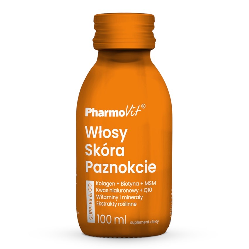 37421671746007865 Włosy Skóra Paznokcie Supples & Go suplement diety w płynie 100ml - obrazek 1