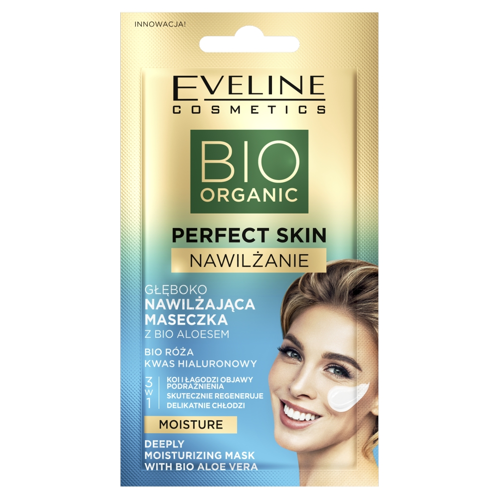 37529891646643573 Bio Organic Perfect Skin intensywnie nawilżająca maseczka z bioaloesem 8ml - obrazek 1