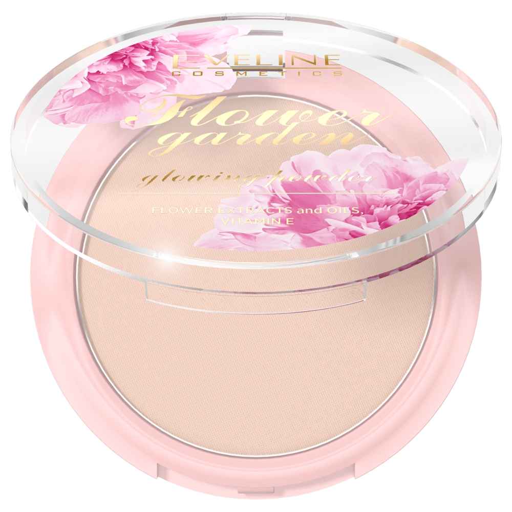 3755481683023357 Flower Garden prasowany puder rozświetlający 8g - obrazek 1