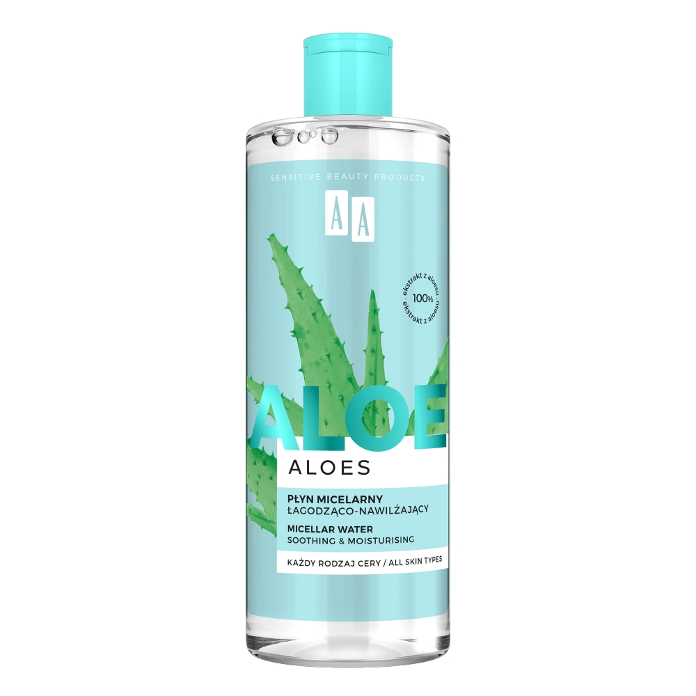 37580501732273568 Aloes 100% Aloe Vera Extract płyn micelarny łagodząco-nawilżający 400ml - obrazek 1