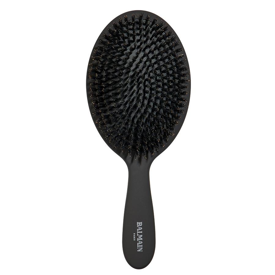 37628961618992667 Luxury Spa Brush luksusowa szczotka do włosów z włosia dzika Czarna - obrazek 1