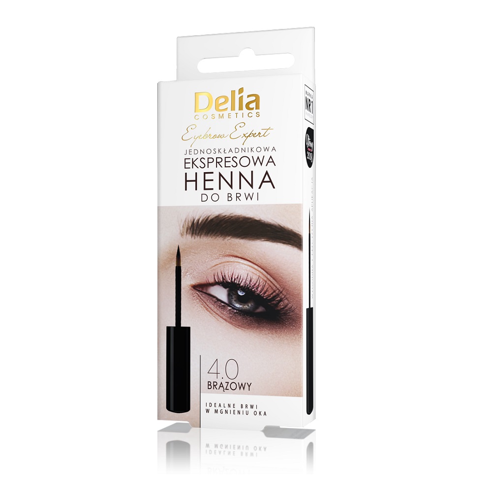 3778641694088249 Eyebrow Expert jednoskładnikowa ekspresowa henna do brwi 4.0 Brązowy 6ml - obrazek 1