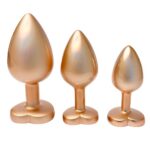 Gleaming Love Pearl Gold Plug Set zestaw korków analnych 3szt