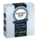 Condoms prezerwatywy dopasowane do rozmiaru 47mm 49mm 53mm 3szt.
