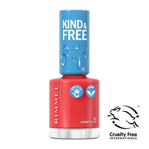 38003311665579145 Kind & Free wegański lakier do paznokci 155 Sunset Soar 8ml - obrazek 1