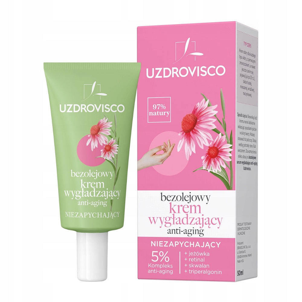 38018621674810617 Bezolejowy krem wygładzający anti-aging 50ml - obrazek 1