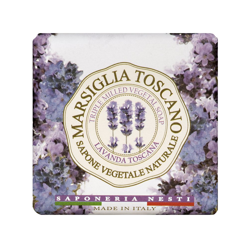 38035841678265603 Marsiglia Toscano Lavanda Toscana naturalne mydło toaletowe 200g - obrazek 1
