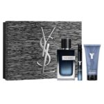 Y Pour Homme zestaw woda perfumowana spray 60ml + żel pod prysznic 50ml + miniatura wody perfumowanej spray 10ml