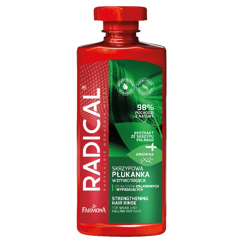38184991695042905 Radical skrzypowa płukanka wzmacniająca do włosów 400ml - obrazek 1