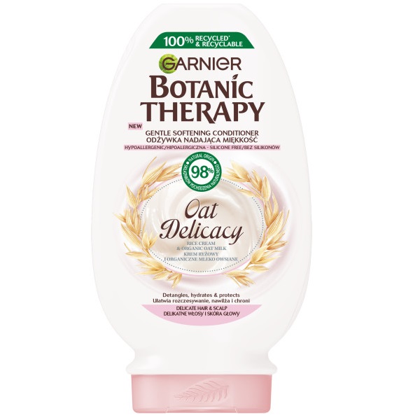 38203941664784872 Botanic Therapy Oat Delicacy odżywka nadająca miękkość do delikatnych włosów i skóry głowy 200ml - obrazek 1