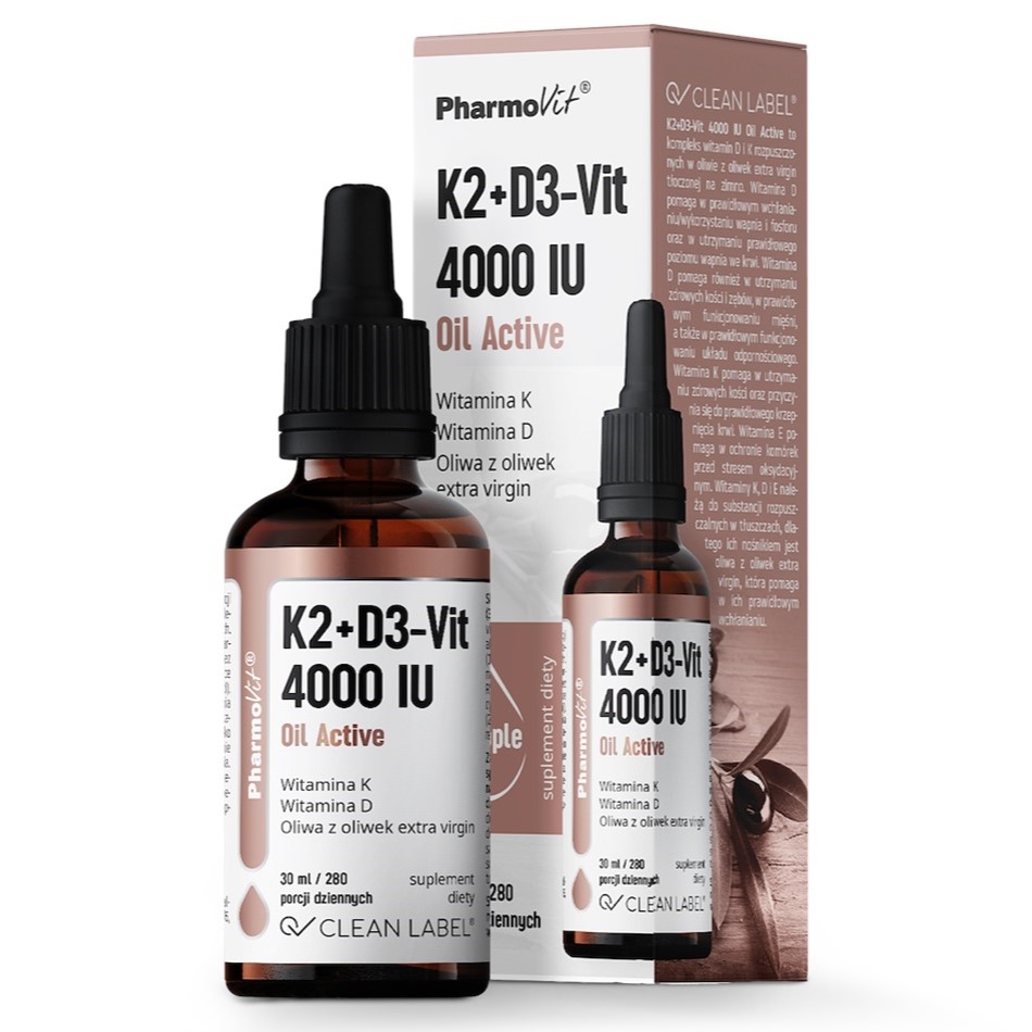 38220531746512415 K2+D3-Vit 4000 IU Oil Active suplement diety w kroplach 30ml - obrazek 1