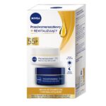 Zestaw Przeciwzmarszczkowy+Rewitalizujący krem na dzień 55+ 50ml + krem na noc 55+ 50ml
