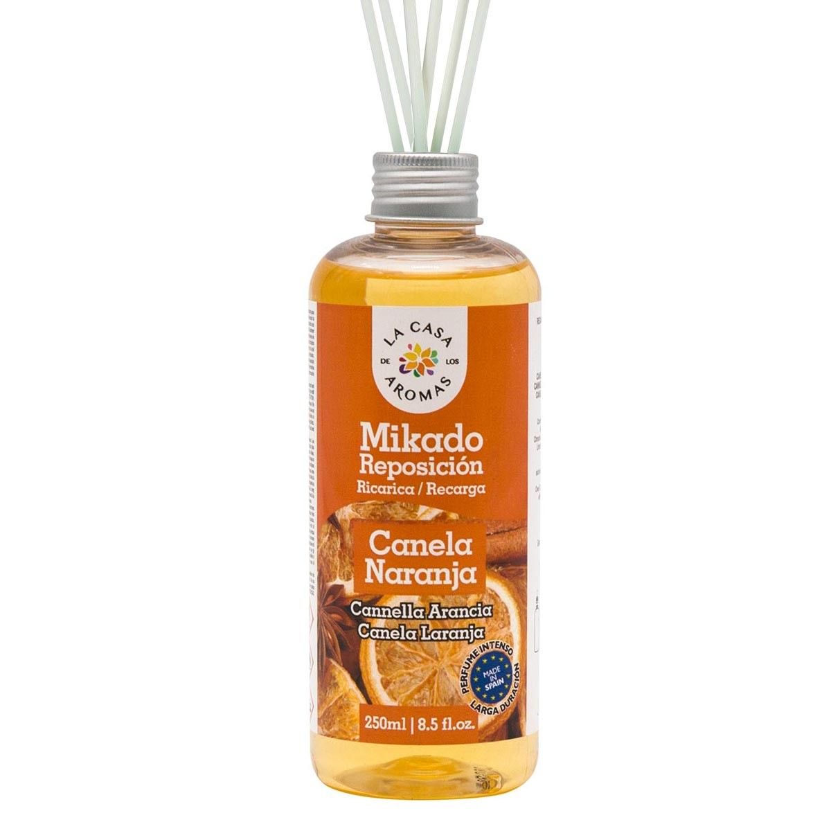 38237981634286778 Mikado Reposicion olejek zapachowy zapas Cynamon i Pomarańcza 250ml - obrazek 1