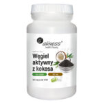 Węgiel aktywny z kokosa Food Grade 300mg suplement diety 100 kapsułek