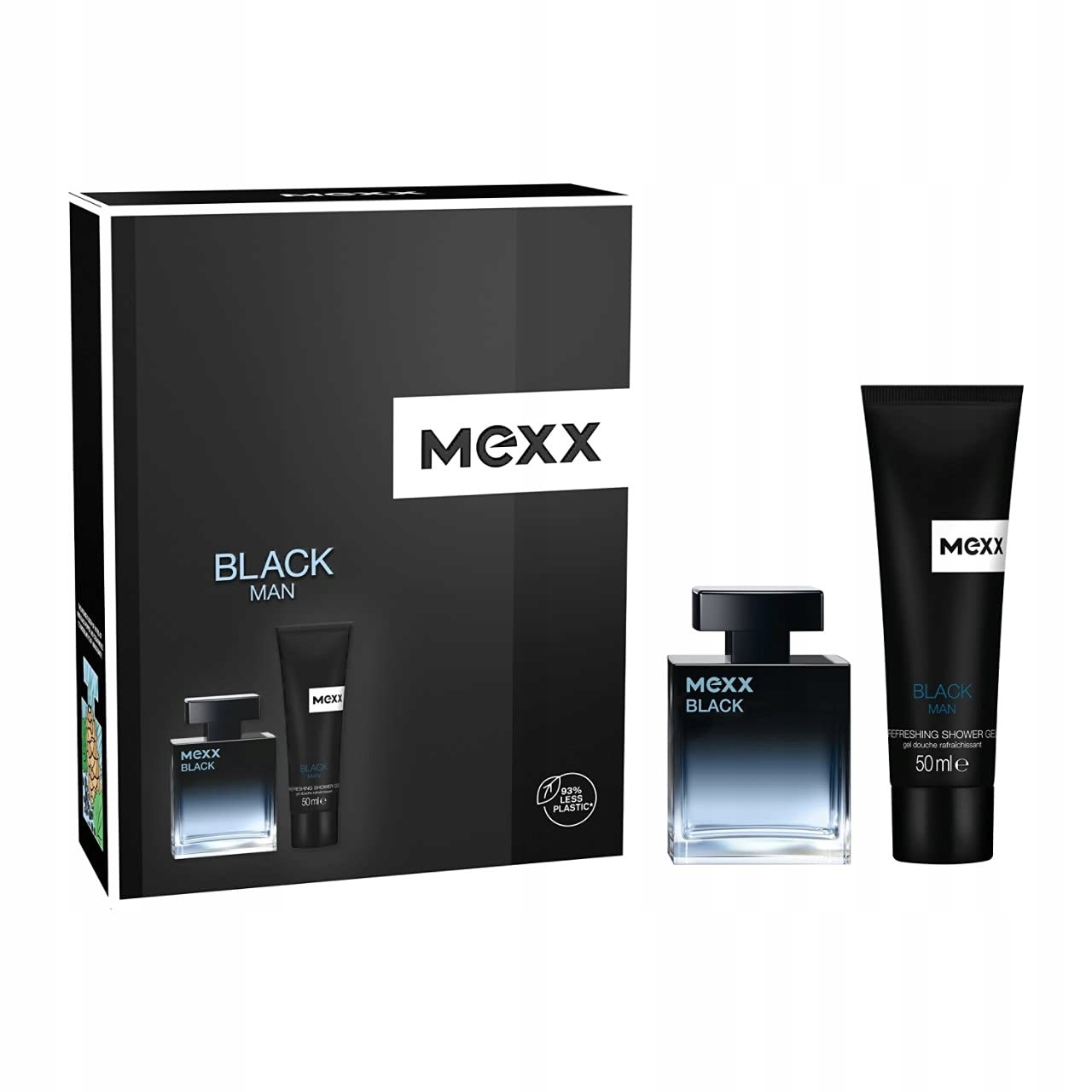 38323691666170488 Black Man zestaw woda toaletowa spray 30ml + żel pod prysznic 50ml - obrazek 1