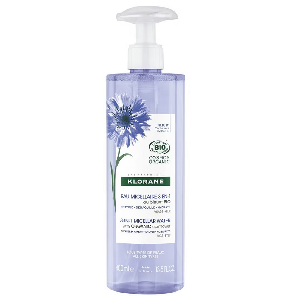 38335091753961185 Cornflower 3in1 Micellar Water organiczna woda micelarna z chabrem 400ml - obrazek 1