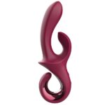Glam Duo Vibrator wibrator duo z powiększoną główką Czerwony