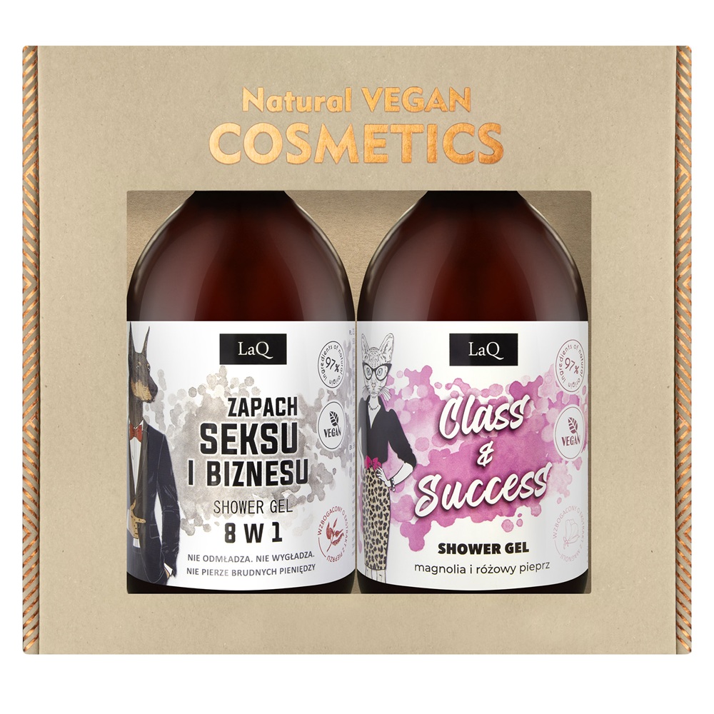 38677201753790851 Pełną parą zestaw Zapach Seksu i Biznesu żel pod prysznic 500ml + Class & Success żel pod prysznic 500ml - obrazek 1
