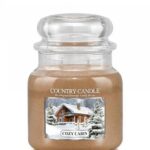 Średnia świeca zapachowa z dwoma knotami Cozy Cabin 453g