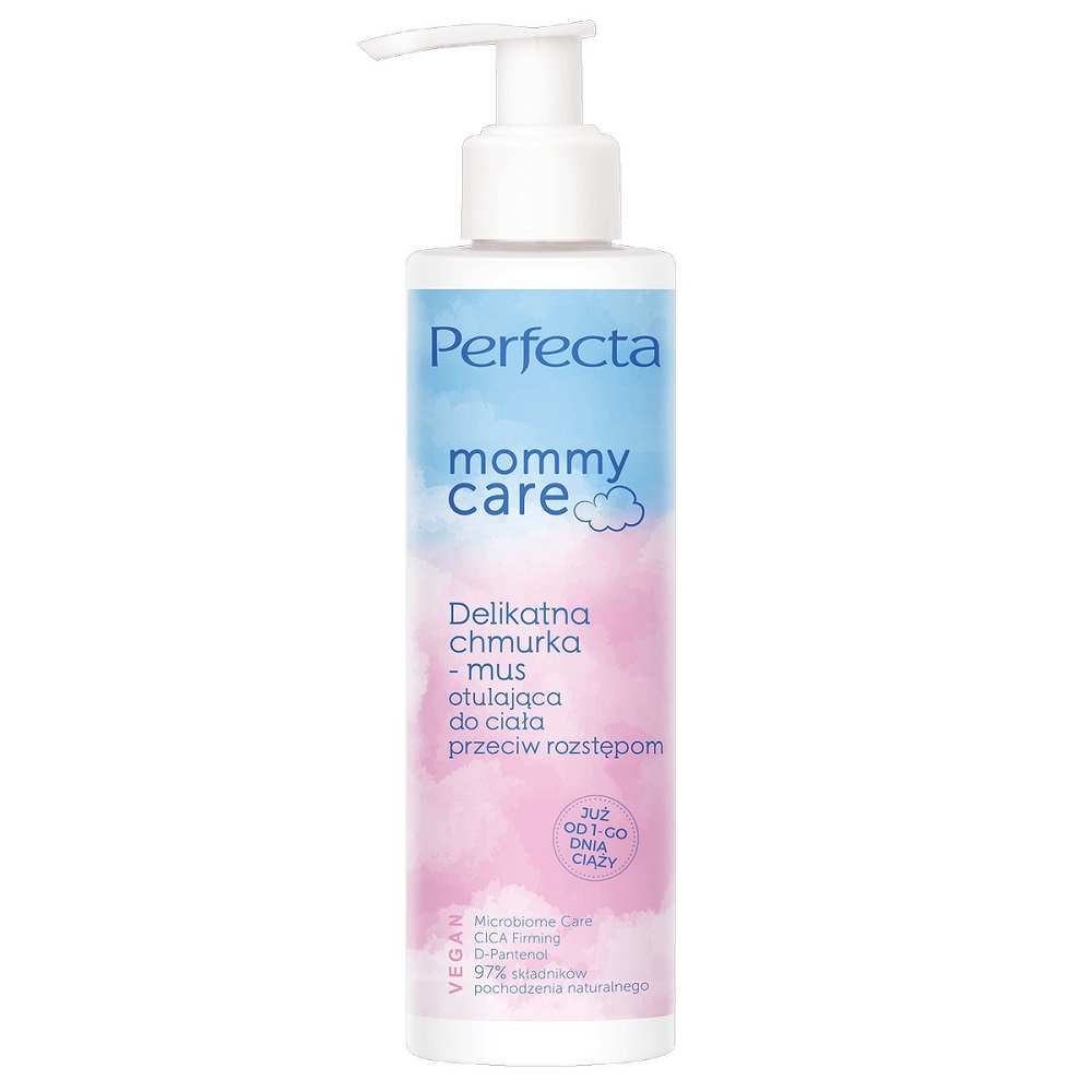 38833691674802143 Mommy Care delikatna chmurka-mus otulająca do ciała przeciw rozstępom 195ml - obrazek 1