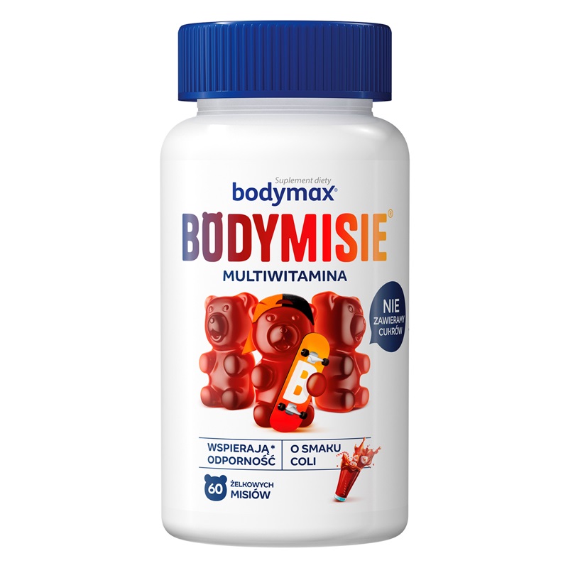 38879991652359715 Bodymisie żelki dla dzieci suplement diety Cola 60szt. - obrazek 1