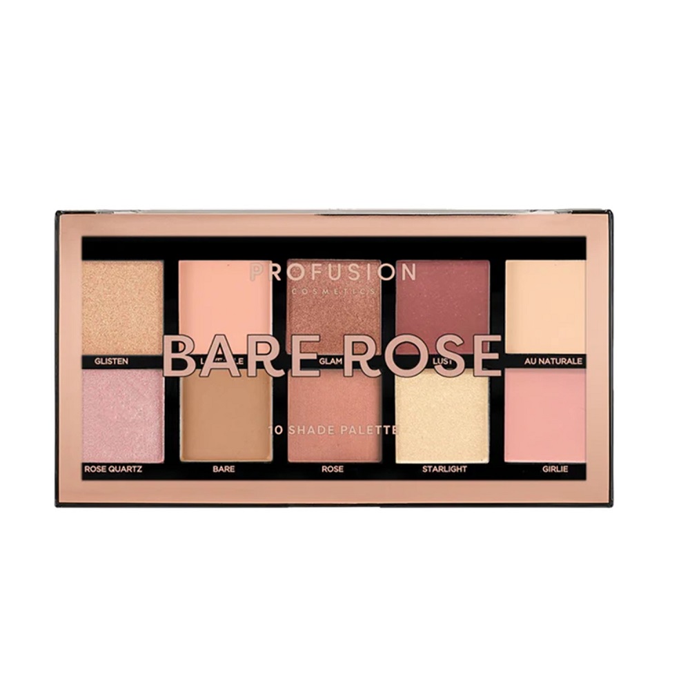38938611715947894 Bare Rose Eyeshadow Palette paleta 10 cieni do powiek - obrazek 1