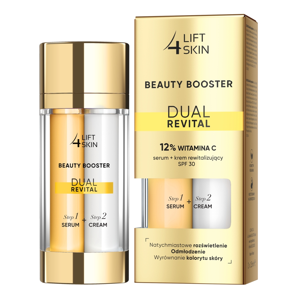 38977511675789089 Beauty Booster Dual Revital 12% Witamina C serum + krem rewitalizujący SPF30+ 2x15ml - obrazek 1