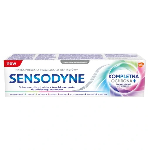 38977711672753067 Kompletna Ochrona+ pasta do zębów z fluorkiem 75ml - obrazek 1
