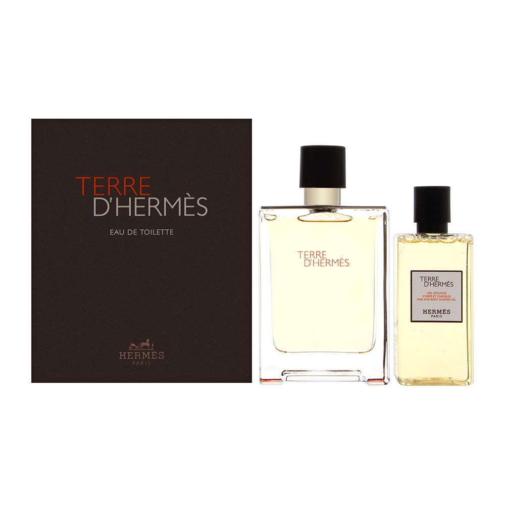 38992801570451761 Terre D'Hermes zestaw woda toaletowa spray 100ml + żel pod prysznic 80ml - obrazek 1