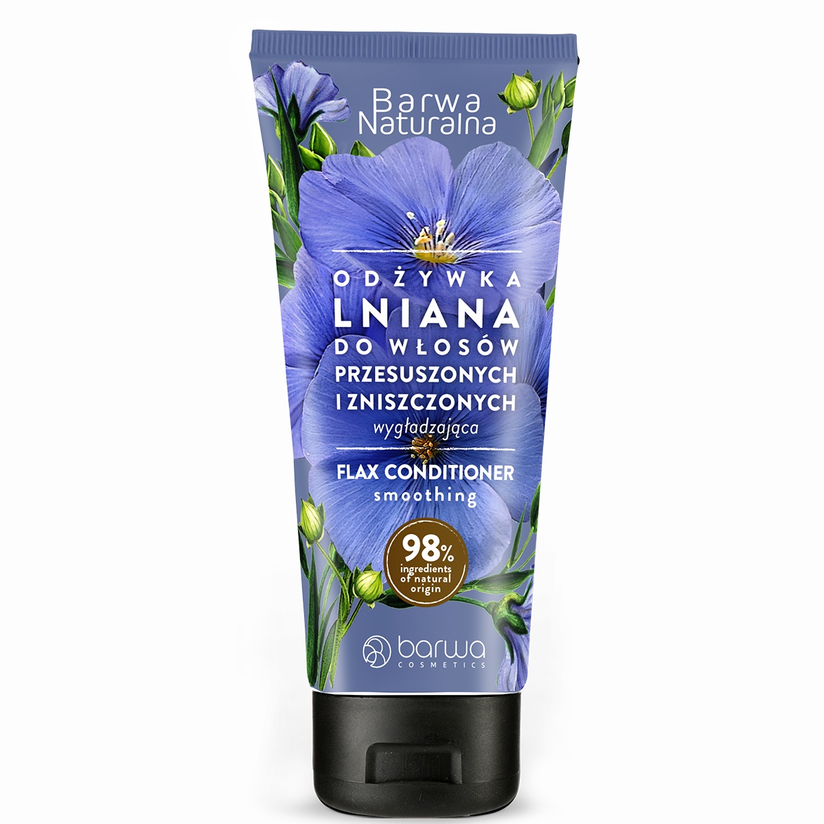 39285231651145838 Naturalna wygładzająca lniana odżywka do włosów przesuszonych i zniszczonych 200ml - obrazek 1