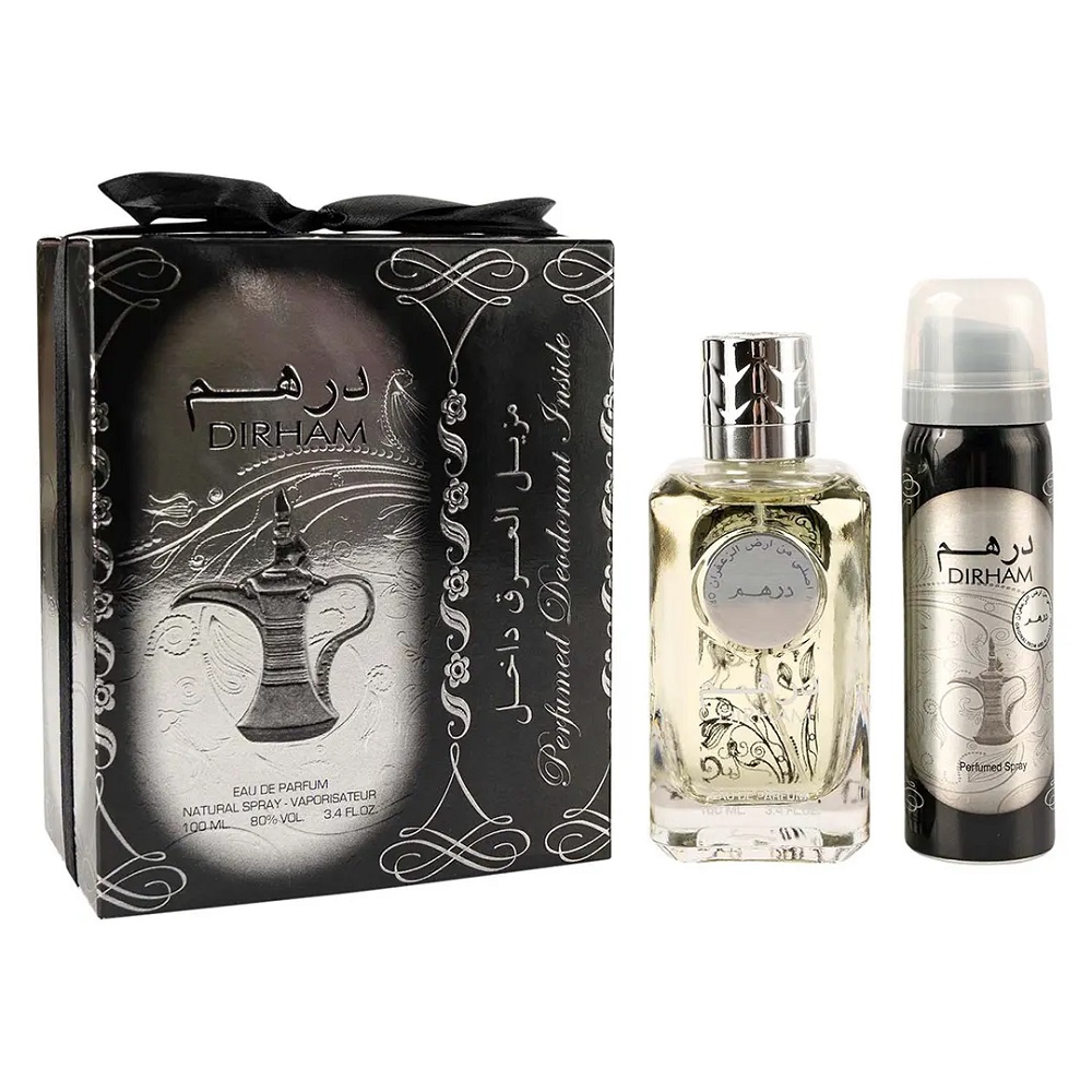 39360461743090949 Dirham zestaw woda perfumowana spray 100ml + dezodorant spray 50ml - obrazek 1