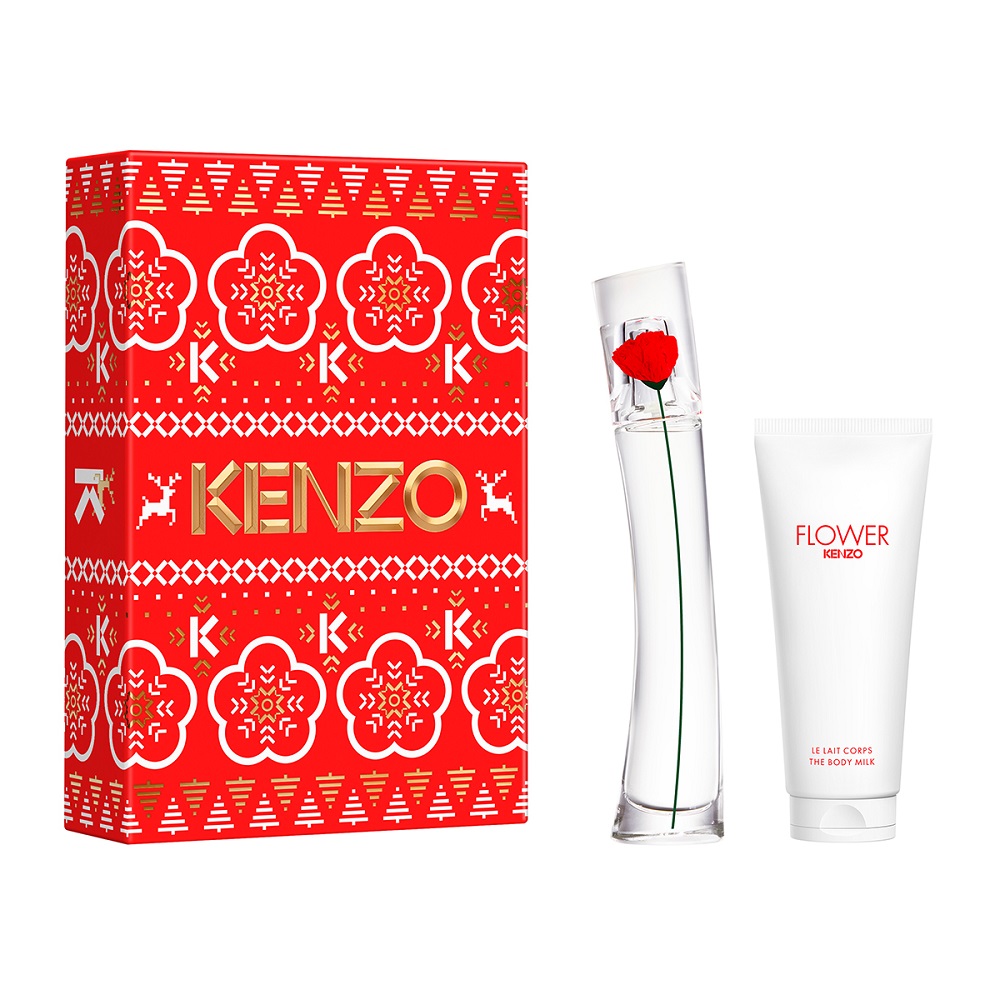 39408181765219602 Flower by Kenzo zestaw woda perfumowana spray 30ml + mleczko do ciała 75ml - obrazek 1
