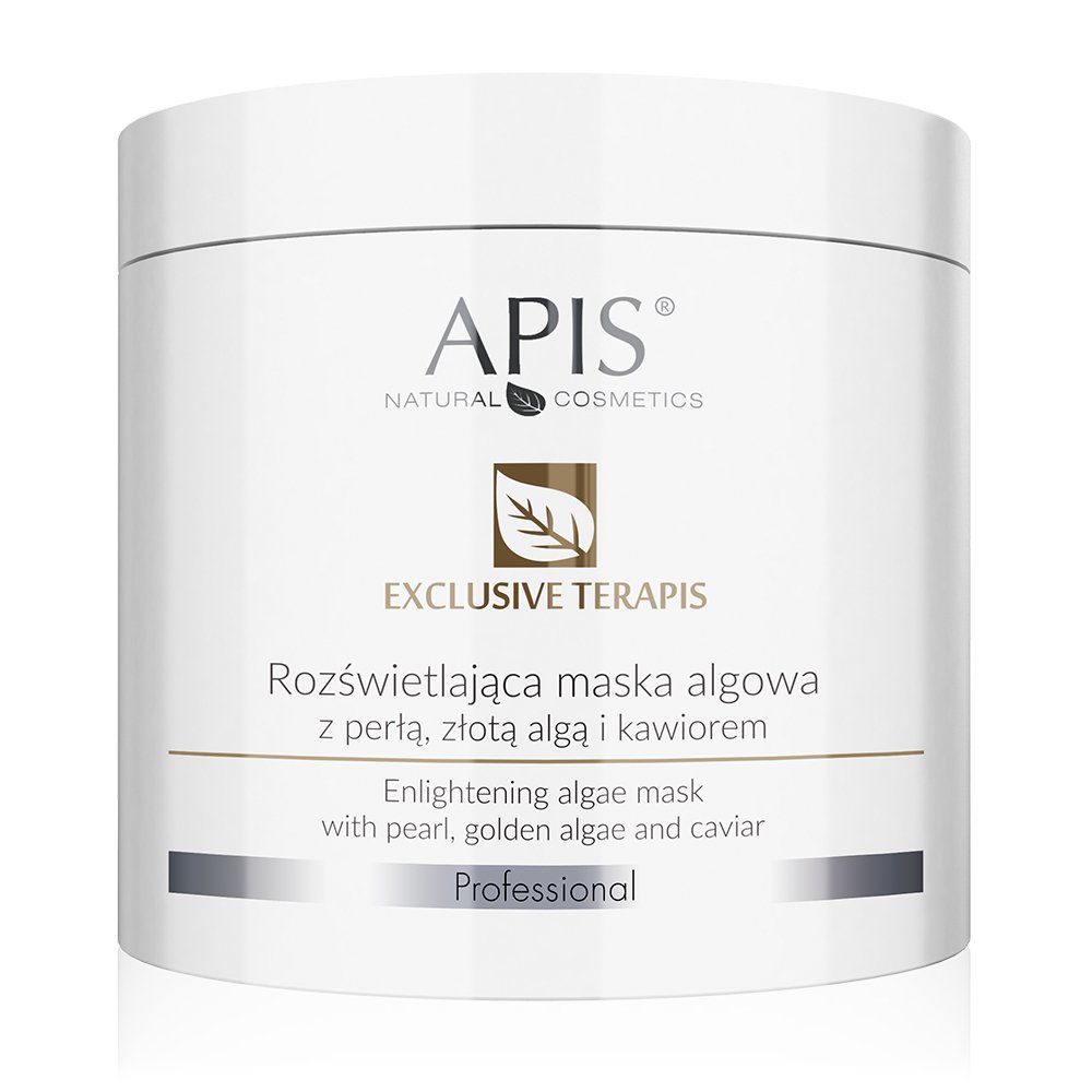 3942241646316179 Exclusive Terapis rozświetlająca maska algowa z perłą złotą algą i kawiorem 200g - obrazek 1