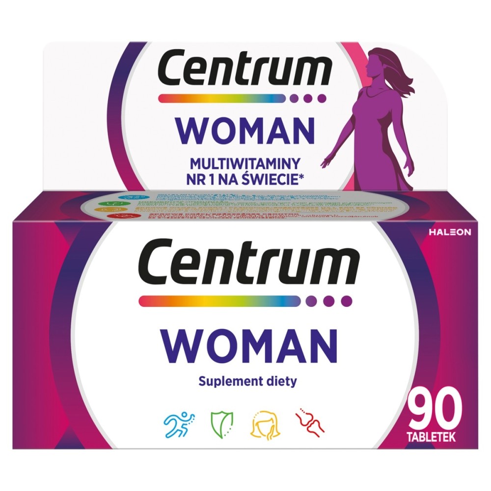 39503381717397808 Woman multiwitaminy dla kobiet suplement diety 90 tabletek - obrazek 1