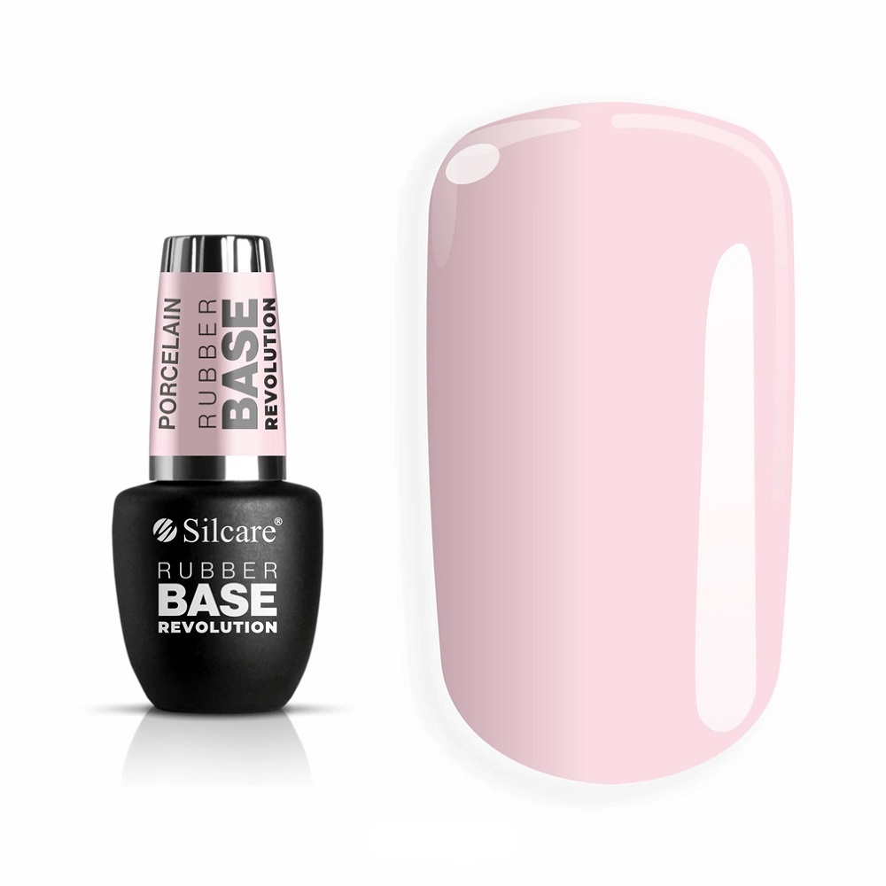 39552201724913432 Rubber Base Revolution baza kauczukowa Porcelain 9ml - obrazek 1